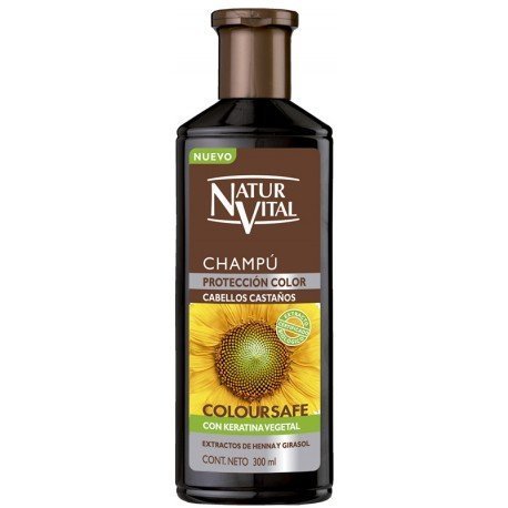 Shampoo Colore Castano 300ml - Naturaleza y Vida - 1