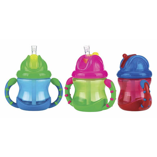 Taza Flip-it™ con Doppio Asa e Click-it - 240ml - 12m+ - Nuby - 1