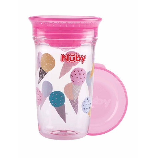 Tazza magica Tritan 360º - Nuby : Rosa - 1