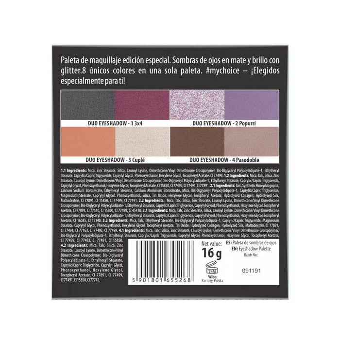 Anabel Mua My Choice Palette di ombretti - Wibo - 4