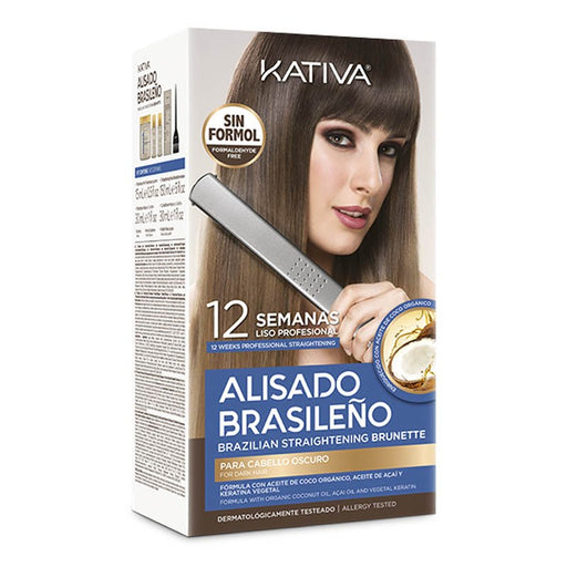 Kit lisciante brasiliano per capelli scuri - Kativa - 1