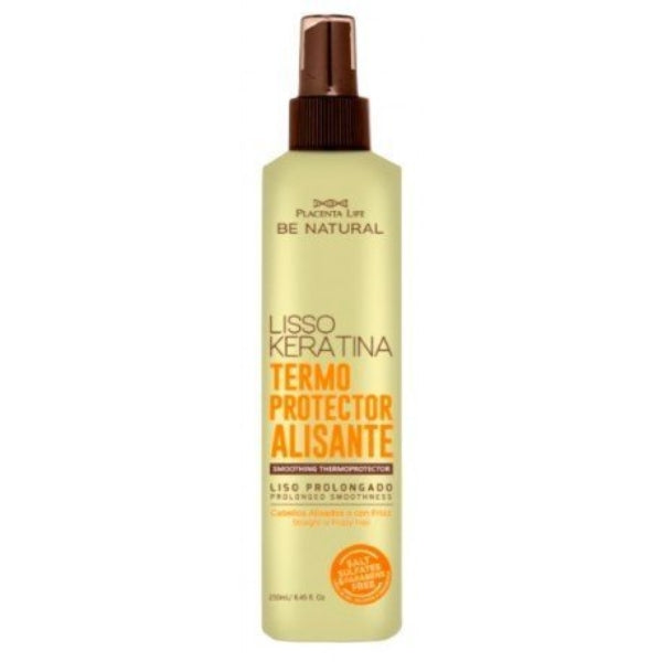 Lisso Keratin Spray Termoprotettivo Lisciante - 250ml - Be Natural - 1