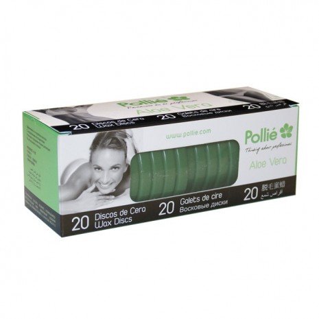 Box 20 Dischi di Cera a Caldo - Aloe Vera - Pollié - 1