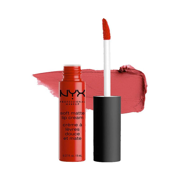 Labial Cremoso Mate - Crema labbra morbida opaca - Trucco professionale - Nyx : Labial Cremoso Mate - Soft Matte Lip Cream - Amsterdam - 1