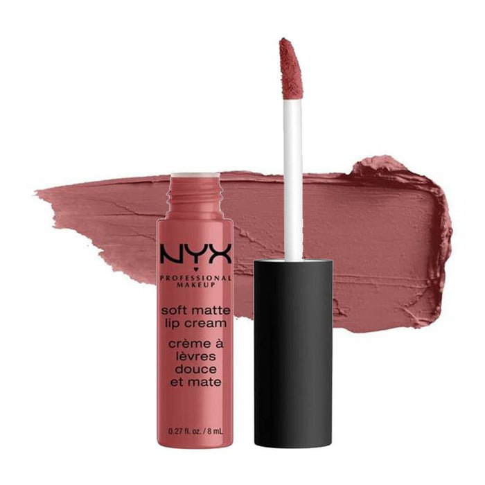 Labial Cremoso Mate - Crema labbra morbida opaca - Trucco professionale - Nyx : Labial Cremoso Mate - Soft Matte Lip Cream - Shanghai - 1