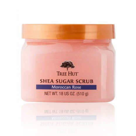 Scrub corpo allo zucchero, rosa marocchina - Tree Hut - 1