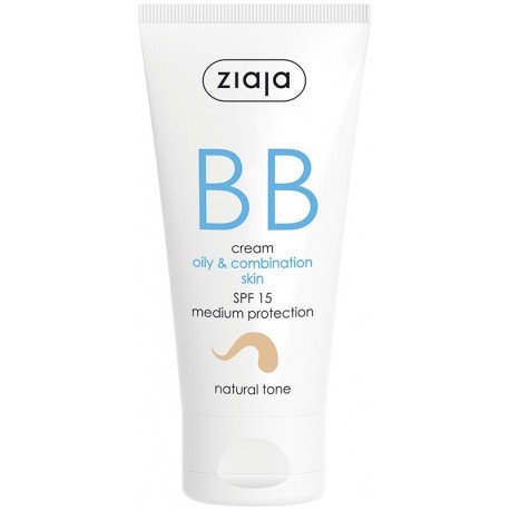 Bb Cream Pelli Grasse e Miste Spf15 - Tonalità Naturale 50 ml - Ziaja - 1