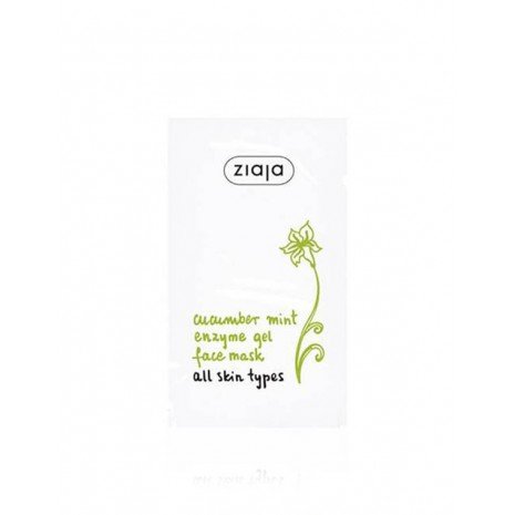 Maschera facciale enzimatica Pelle mista/grassa Cetriolo e menta 7 ml - Ziaja - 1