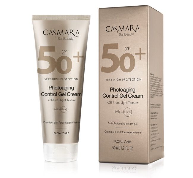 Crema solare viso antietà SPF50+ - Controllo del fotoinvecchiamento - Casmara - 1
