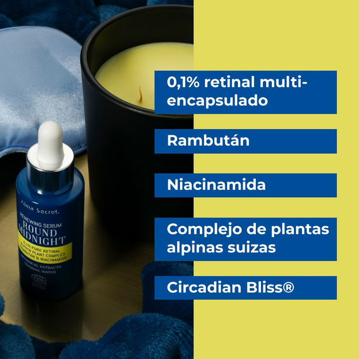 Siero Round Midnight 0,1% Retinale puro - Alma Secret - 2