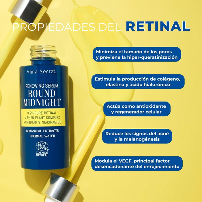 Siero Round Midnight 0,2% Retinale puro - Alma Secret - 4