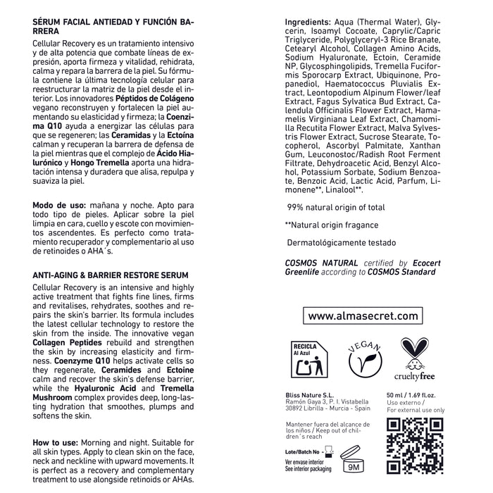 Siero Viso Riparatore Cellulare - Alma Secret - 6