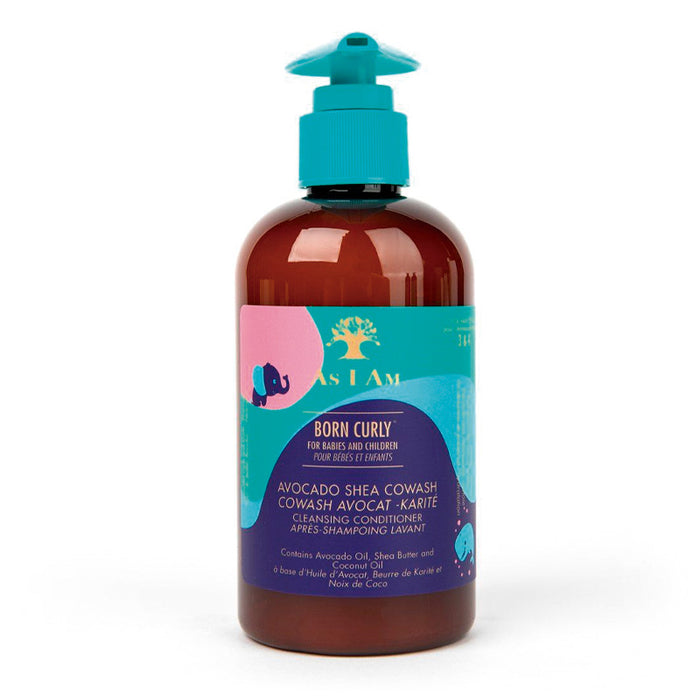Born Curly Avocado Shea Cowash Cleansing Conditioner 240ml - As I Am - 1