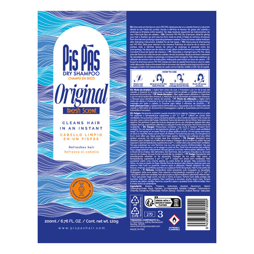 Shampoo Secco Originale 200ml - Pis Pas - 2