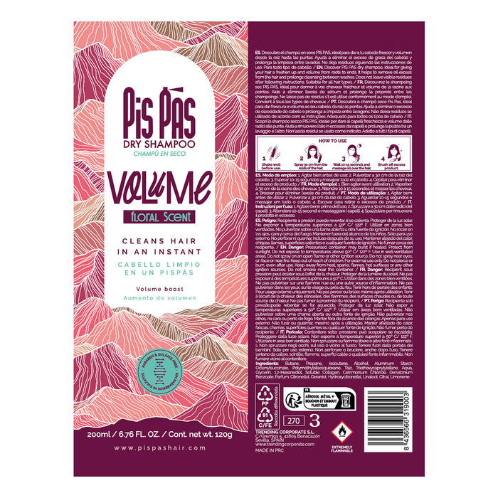 Shampoo Secco Volume 200ml - Pis Pas - 2