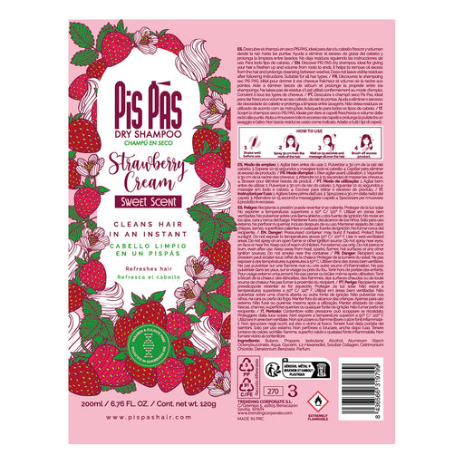 Shampoo secco Fragola Cream 200ml - Pis Pas - 2