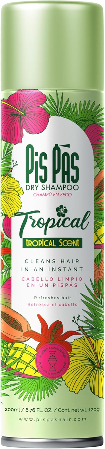 Shampoo secco profumato tropicale 200ml - Pis Pas - 1