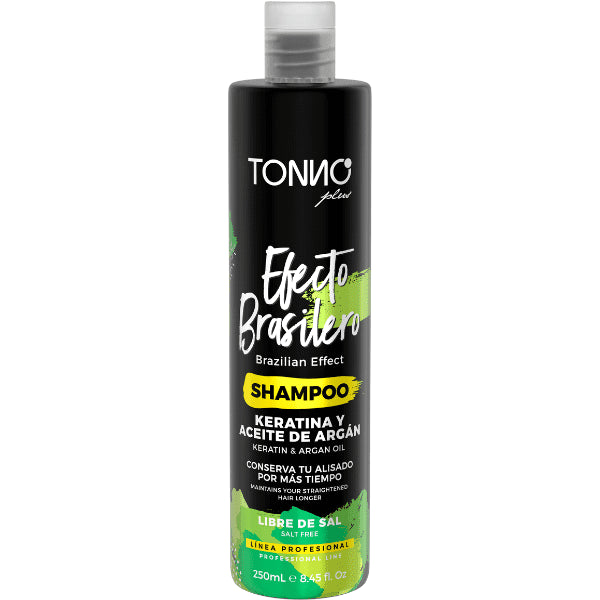 Shampoo EFFETTO BRASILIANO con Cheratina e Olio di Argan 250 ml - Tonno Plus - 1