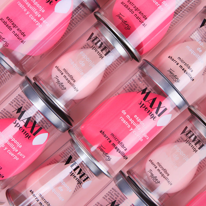 Spugna per trucco in microfibra - Spugna di velluto - Trending Pro - 10