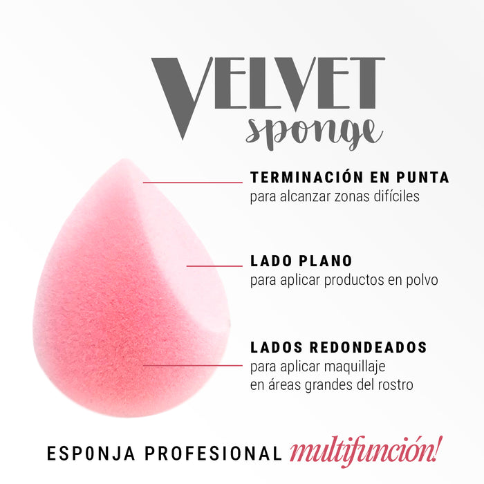 Spugna per trucco in microfibra - Spugna di velluto - Trending Pro - 4