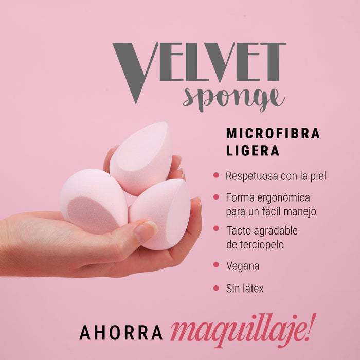 Spugna per trucco in microfibra - Spugna di velluto - Trending Pro - 5