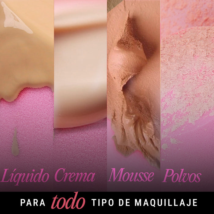 Spugna per trucco in microfibra - Spugna di velluto - Trending Pro - 6