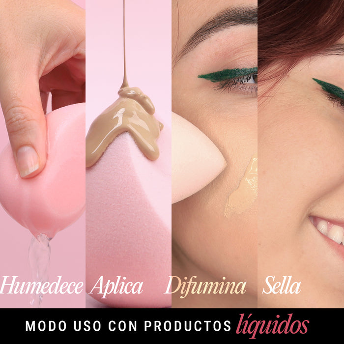 Spugna per trucco in microfibra - Spugna di velluto - Trending Pro - 7