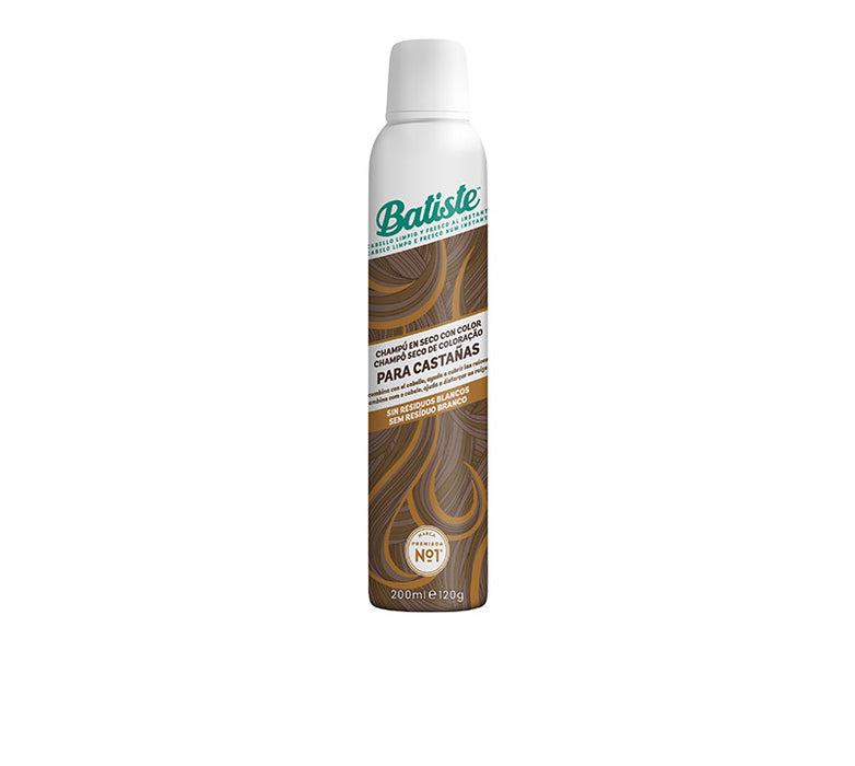 Shampoo Secco con Leggero Tocco di Tinta Medio (castano) - Shampoo Secco 200 ml - Batiste - 1