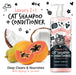 Shampoo e Balsamo 2 in 1 per Gatti - Papaya e Cocco - Bugalugs : 500ml - 2