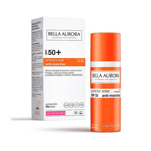 Fluido Solare Spf50+ Antimacchia Pelli Normali Secche 50 ml - Bella Aurora - 1