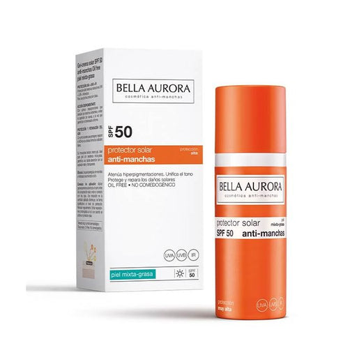 Gel Solare Spf50 Anti-Macchie 50 ml - Pelli Miste O Grasse - Bella Aurora - 1
