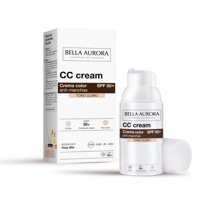 Crema colorata anti-macchie SPF50+ - Bella Aurora - 1
