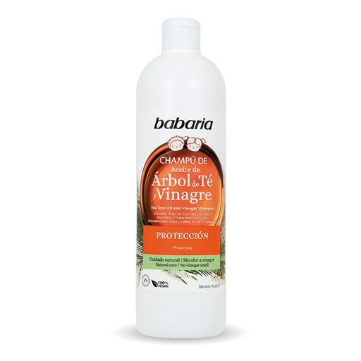 Shampoo Tea Tree e Aceto 600 ml + 100 Extra - Babaria - 1