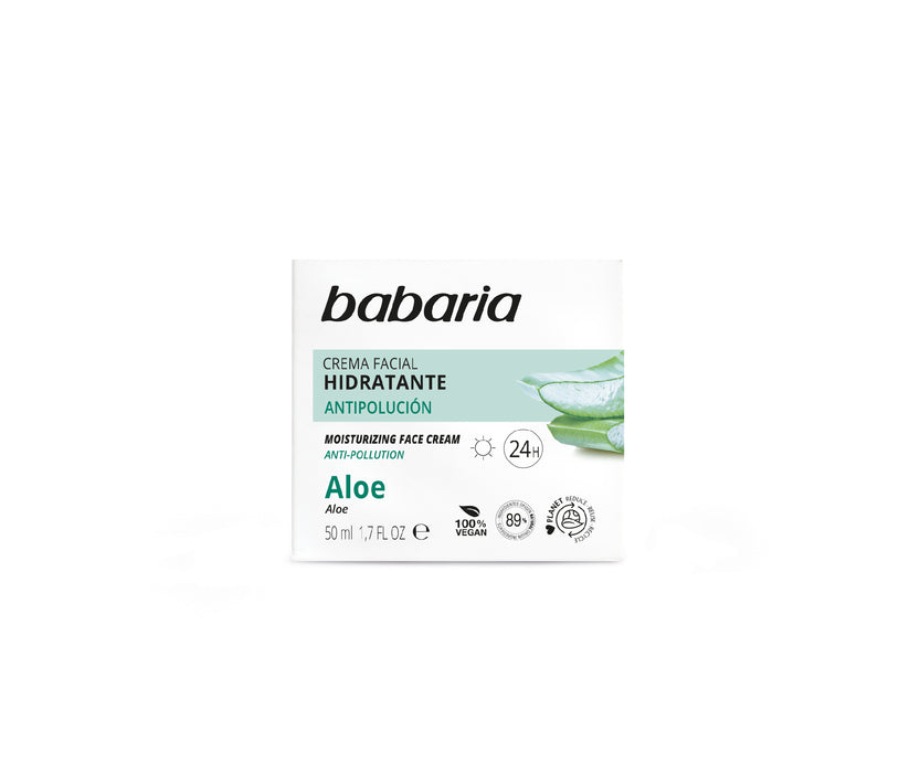 Crema Viso Idratante - Aloe Vera 24h 50 ml - Babaria - 1