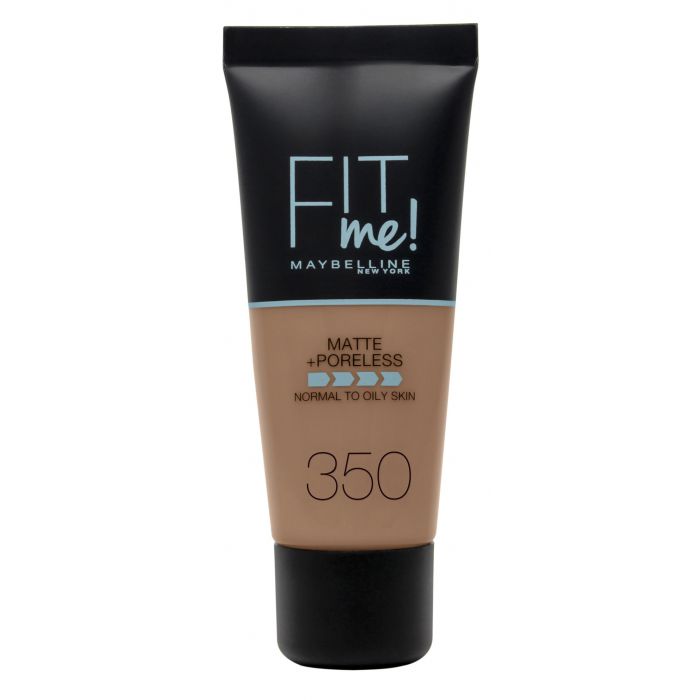 Fondotinta Fit Me Matte Poreless - Maybelline : 350 Caramel - 1