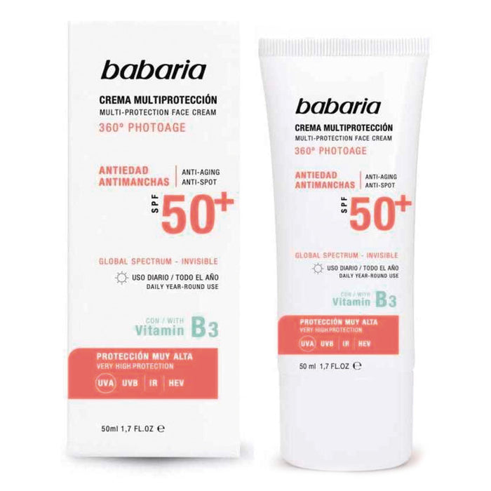 Crema Viso Multiprotectora 360º Photoage Spf 50+ - Babaria - 1