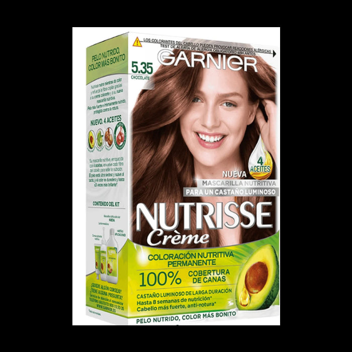 Tintura per capelli Nutrisse - Garnier : Coloración Nutrisse - 5.35 Chocolate - 1