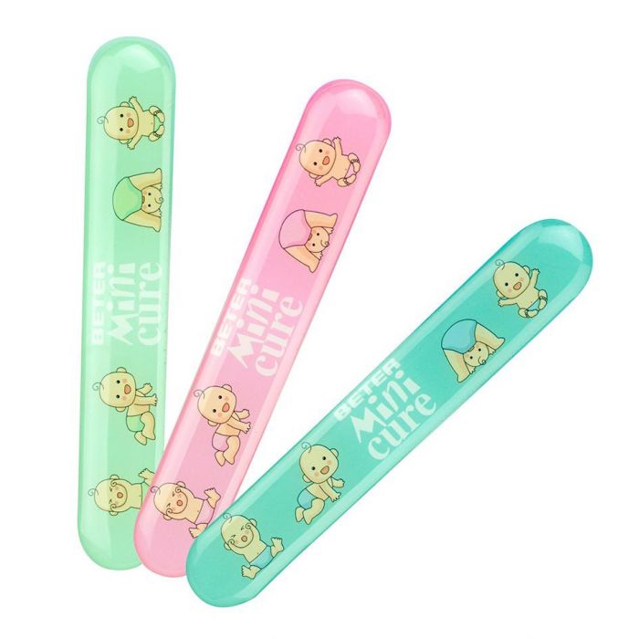 Lima per Unghie per Bambini, in Vetro Temperato - Beter : Lima de uñas para bebes de vidrio templado - Azul - 1