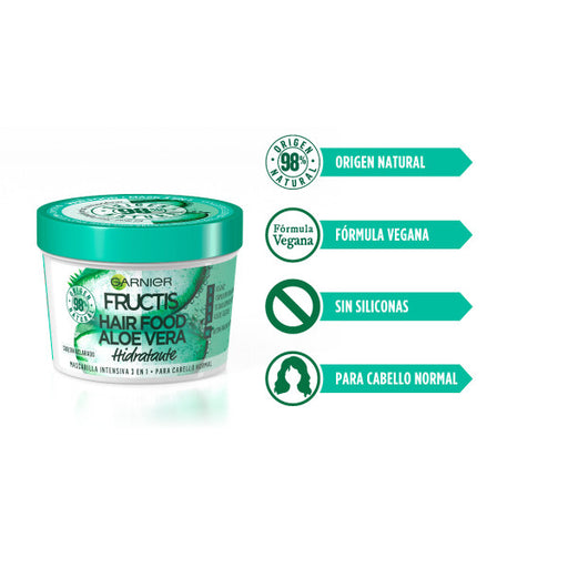 Hair Food Maschera per capelli all&#39;aloe vera 390 ml - Garnier - Fructis - 2