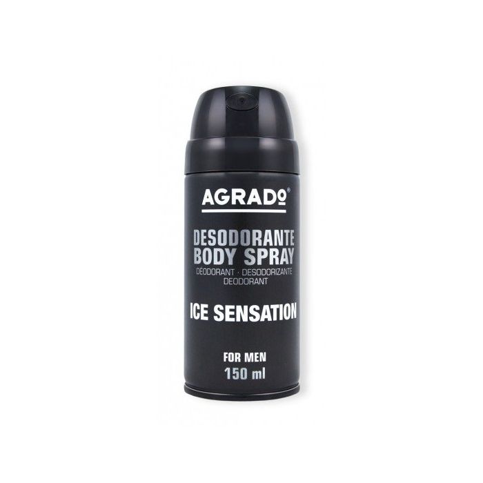 Deodorante spray per il corpo per uomo 150ml - Agrado : ICE SENSATION - 1