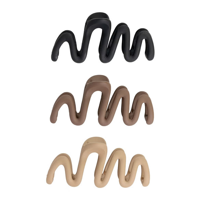 Pinze Ondulate per Capelli - Wave Claw Clips - Brushworks - 3