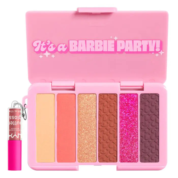 Palette di ombretti e mini gloss - Barbie on the Go - Nyx - 1