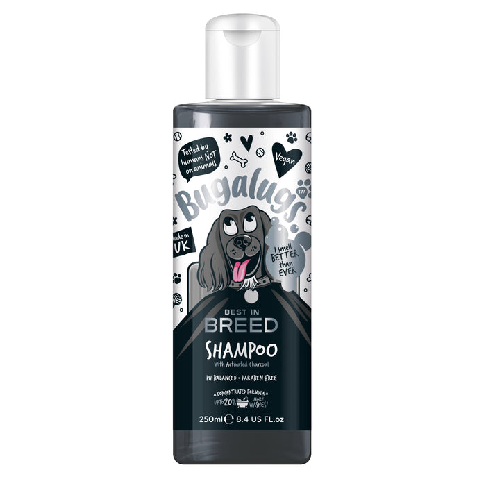 Il miglior shampoo per cani al carbone attivo - Bugalugs - 1