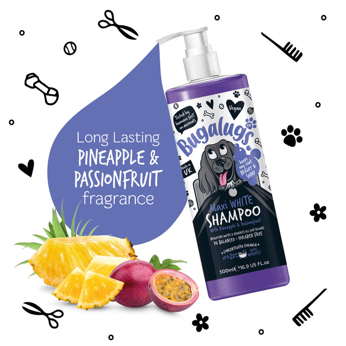 Shampoo Sbiancante per Cani Maxi White - Bugalugs - 5