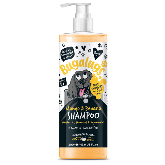 Shampoo Rinfrescante Mango & Banana - Bugalugs : 500ml - 1