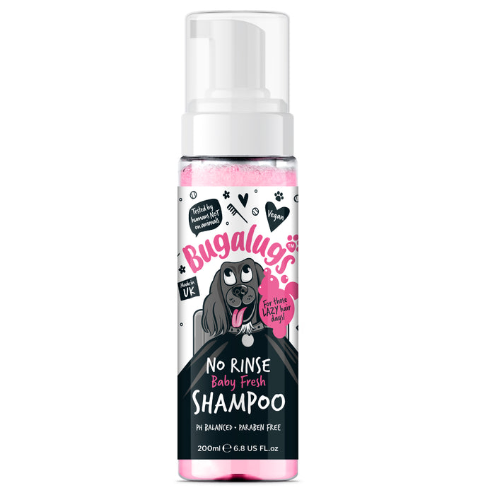 Shampoo in Schiuma Senza Risciacquo per Cani - Bugalugs : Baby Fresh - 200ml - 1