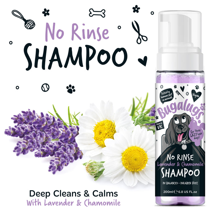 Shampoo in Schiuma Senza Risciacquo per Cani - Bugalugs : Lavanda &amp;amp; Camomila - 200ml - 2