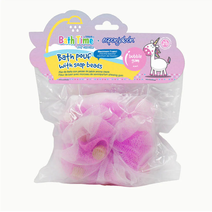 Spugna sapone - Fiore da bagno per bambini - T.taio : Bubble Gum - 1
