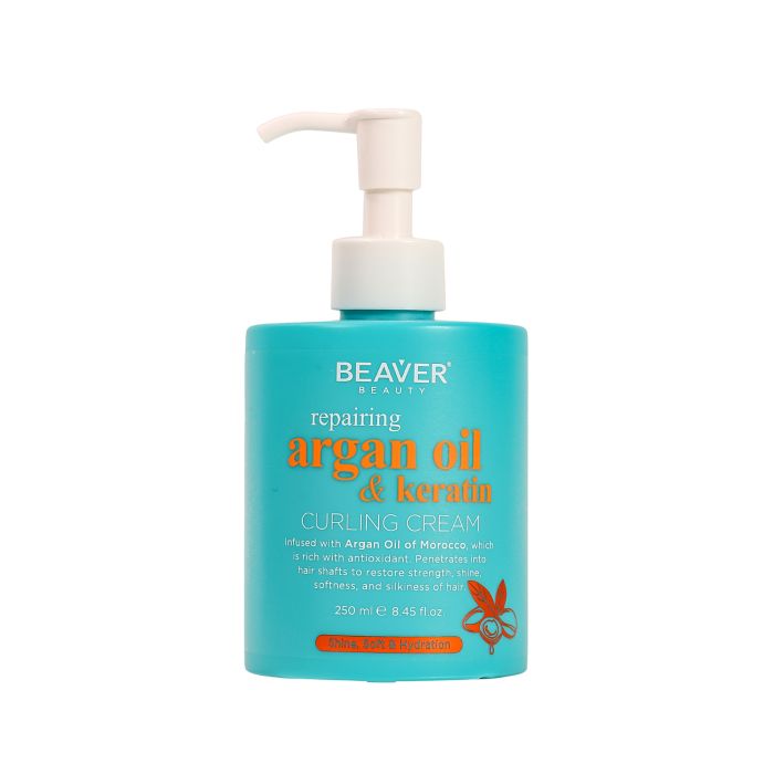 Crema per Ricci Argan Oil & Keratin 250ml - Beaver - 1