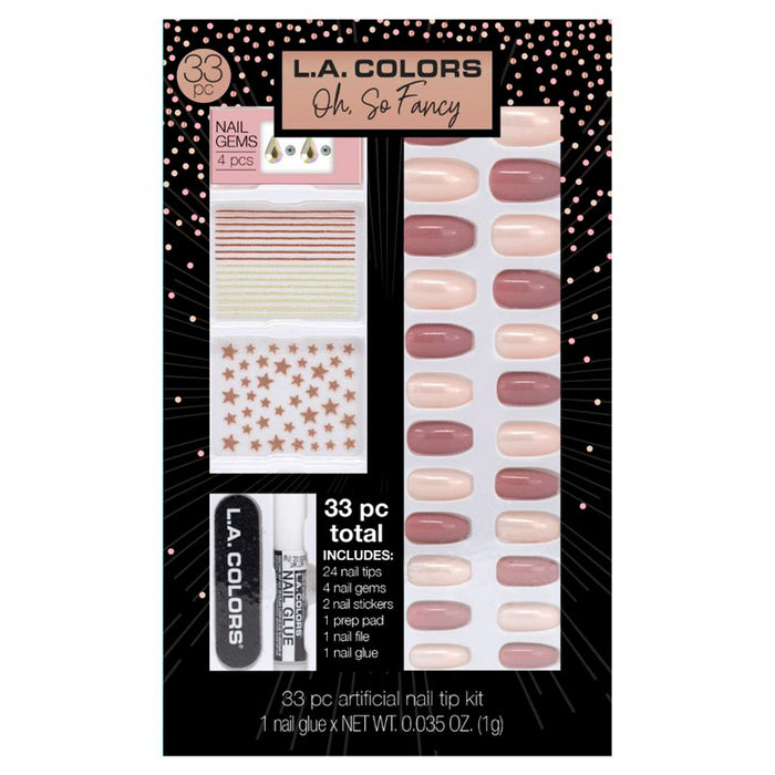 Set Regalo Colors con Unghie Artificiali Oh so Fancy - L.A. Colors - 1